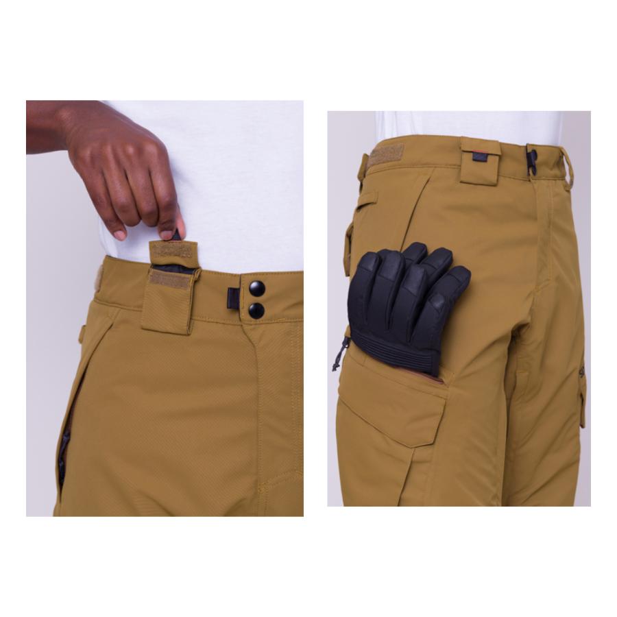 日本正規品 スノーボード ウェア シックスエイトシックス パンツ 23-24 686 MEN'S SMARTY 3-IN-1 CARGO PANT Cypress Green メンズ 男性 カーゴパンツ