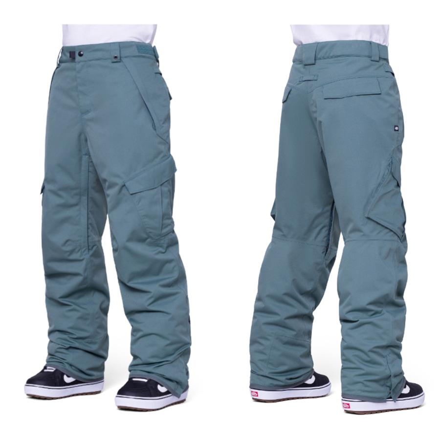 日本正規品 スノーボード ウェア シックスエイトシックス パンツ 23-24 686 MEN'S INFINITY INSULATED CARGO PANT Cypress Green メンズ 男性 カーゴパンツ