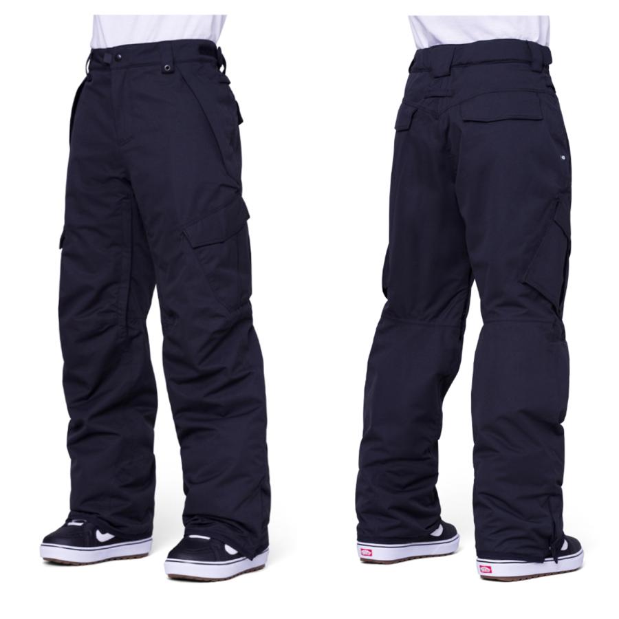 日本正規品 スノーボード ウェア シックスエイトシックス パンツ 23-24 686 MEN'S INFINITY INSULATED CARGO PANT Black メンズ 男性 カーゴパンツ