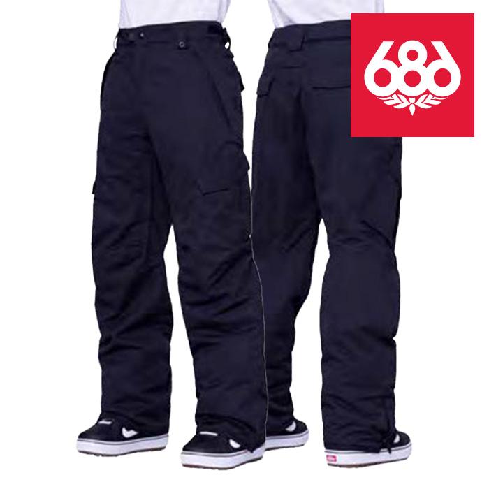 686 MEN'S シックスエイトシックス ウェア パンツ 23-24 INFINITY INSULATED CARGO PANT Black メンズ 男性 カーゴパンツ スノーボード 日本正規品 予約