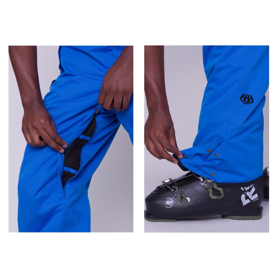 日本正規品 スノーボード ウェア シックスエイトシックス パンツ 23-24 686 MEN'S INFINITY INSULATED CARGO PANT Blue Slush メンズ 男性 カーゴパンツ