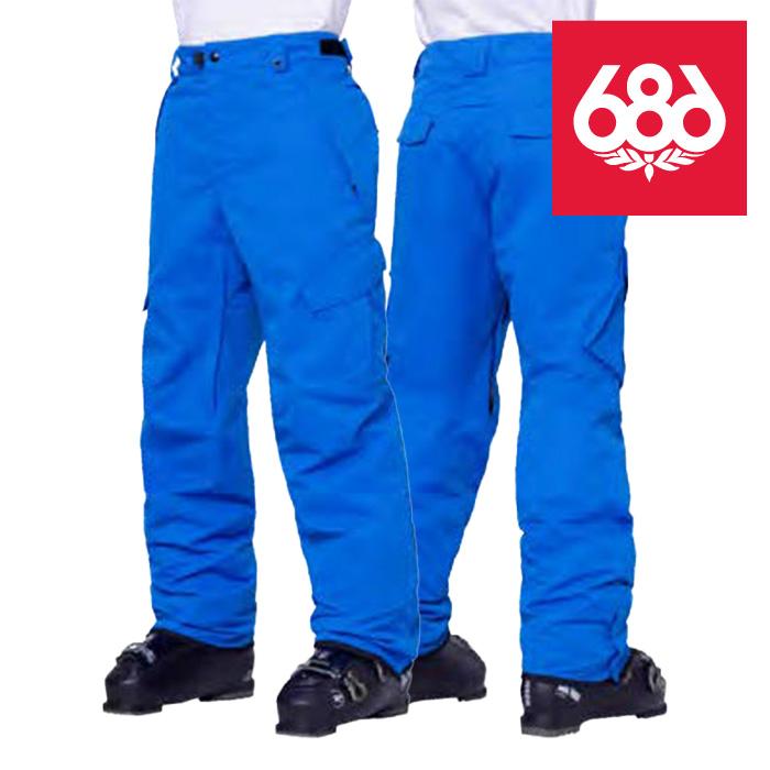 686 MEN'S シックスエイトシックス ウェア パンツ 23-24 INFINITY INSULATED CARGO PANT Blue Slush メンズ 男性 カーゴパンツ スノーボード 日本正規品 予約