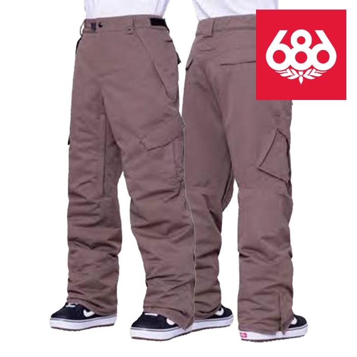 日本正規品 スノーボード ウェア シックスエイトシックス パンツ 23-24 686 MEN'S INFINITY INSULATED CARGO PANT Tobacco メンズ 男性 カーゴパンツ