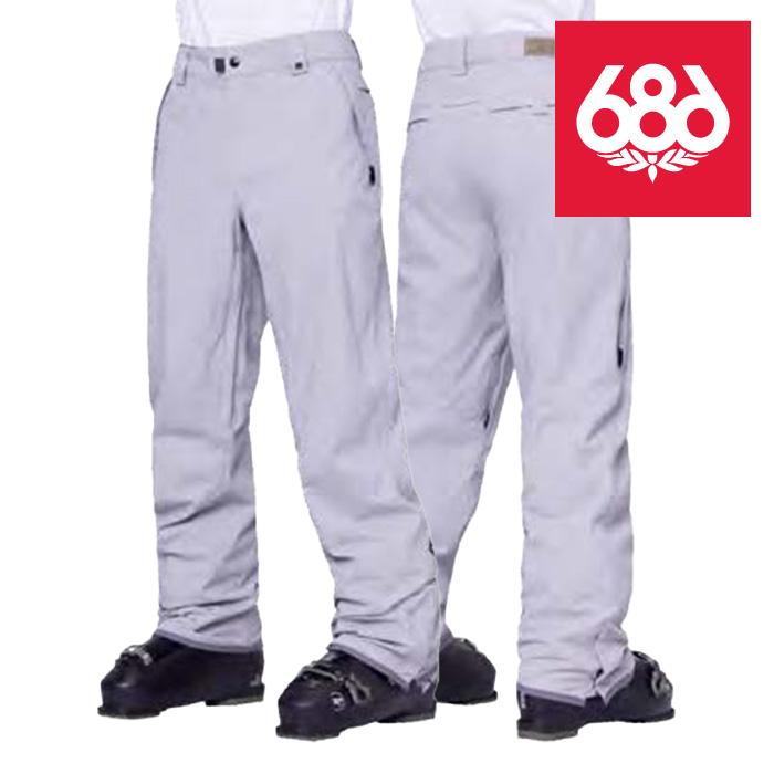 日本正規品 スノーボード ウェア シックスエイトシックス パンツ 23-24 686 MEN'S STANDARD SHELL PANT Grey スタンダード シェル パンツ メンズ 男性