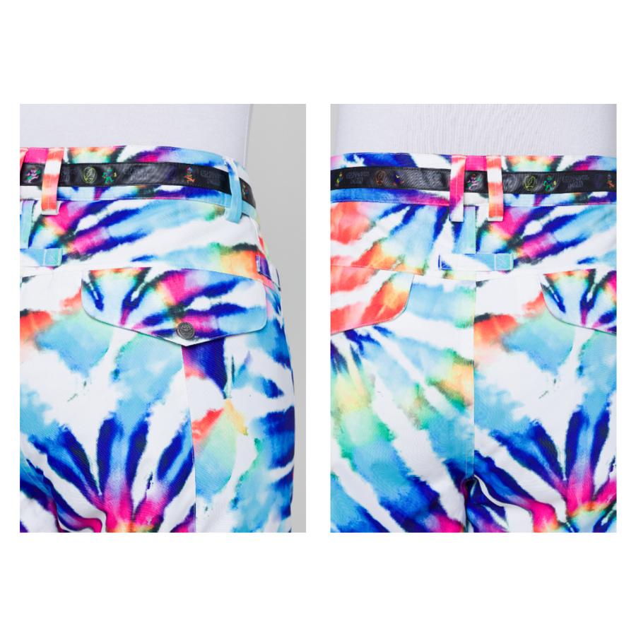 日本正規品 スノーボード ウェア シックスエイトシックス パンツ 23-24 686 WOMEN'S AURA INSULATED CARGO PANT Grateful Dead White Tie Dye カーゴパンツ