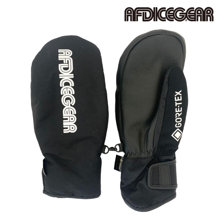 日本正規品 スノーボード グローブ エーエフディ 23-24 AFDICEGEAR MITT GLOVE Black ミット ミトン 手袋 スキー