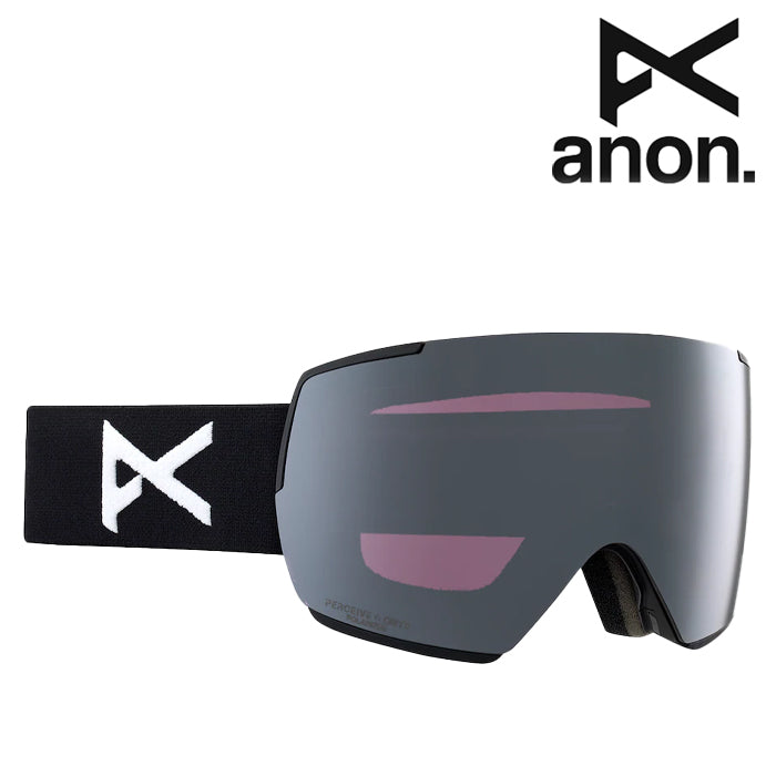 日本正規品 スノーボード ゴーグル アノン 23-24 ANON LOW BRIDGE M5 WITH POLARIZED PERCEIVE LENS Black/Perceive Polar Onyx スキー