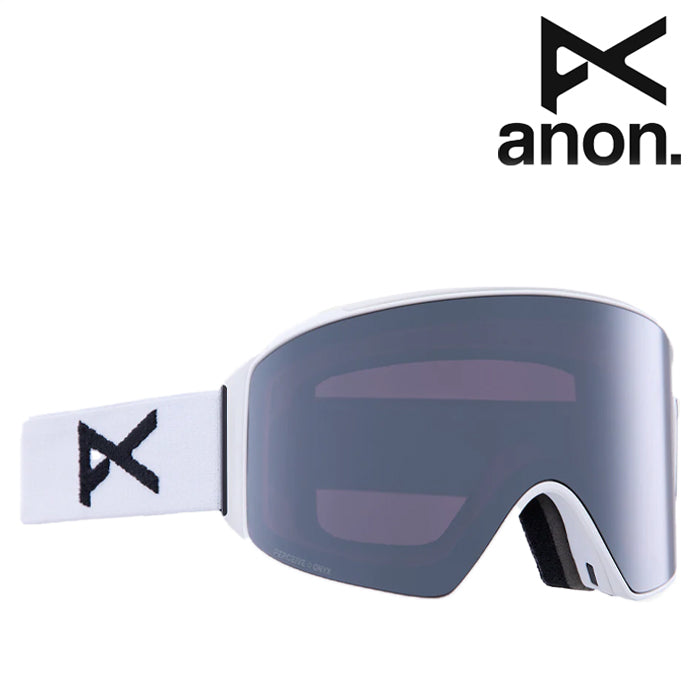 日本正規品 スノーボード ゴーグル アノン 23-24 ANON M4 CYLINDRICAL GOGGLES + BONUS LENS + MFI FACE MASK - LOW BRIDGE FIT White/Perceive Sunny Onyx