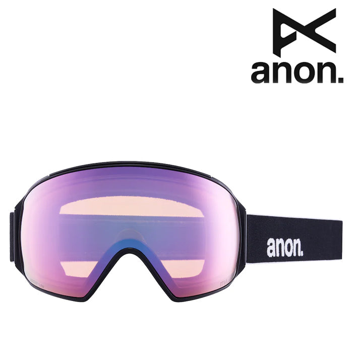 日本正規品 スノーボード ゴーグル アノン 23-24 ANON M4 TORIC GOGGLES + BONUS LENS + MFI FACE MASK - LOW BRIDGE FIT Black/Perceive Variable Blue スキー