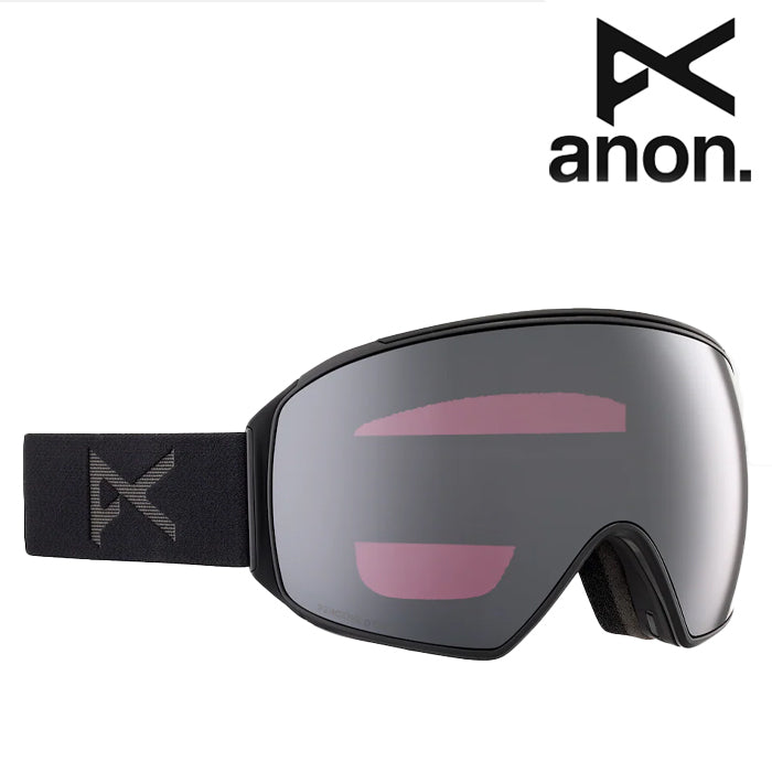 日本正規品 スノーボード ゴーグル アノン 23-24 ANON LOW BRIDGE M4 TORIC WITH PERCEIVE POLARIZED LENS Black/Perceive Polar Onyx スキー