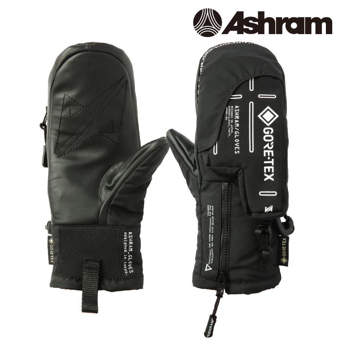 日本正規品 スノーボード グローブ アシュラム 23-24 ASHRAM ARMA Black スキー ミット ミトン 手袋 GLOVE