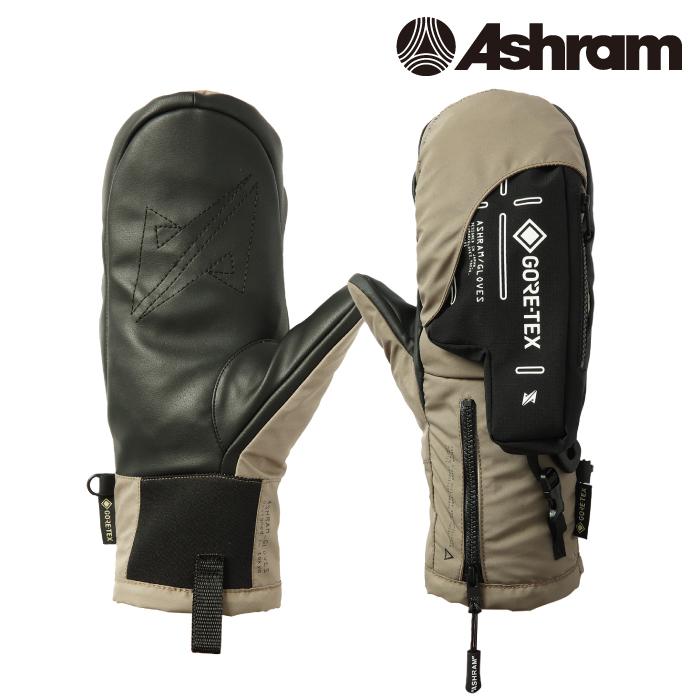 アシュラム グローブ 23-24 ASHRAM ARMA Warm Grey スノーボード スキー ミット ミトン 手袋 日本正規品 予約