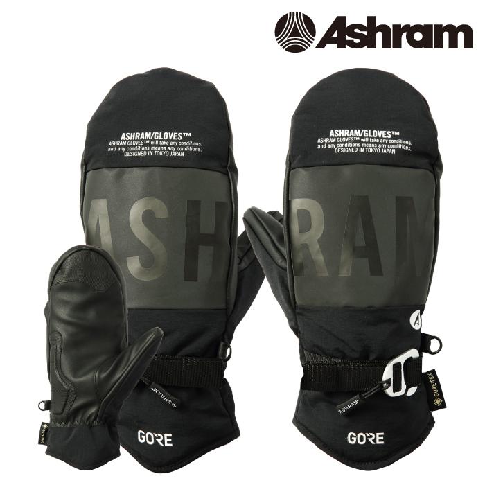 アシュラム グローブ 23-24 ASHRAM DOGMA Black スノーボード スキー ミット ミトン 手袋 日本正規品 予約