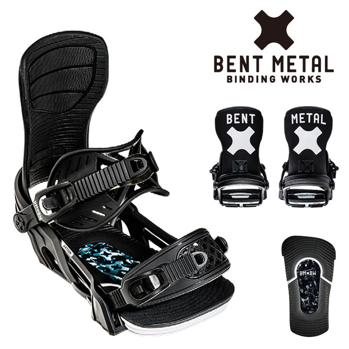 日本正規品 ベントメタル ビンディング 23-24 BENT METAL AXTION Black MEN'S アクション スノーボード バインディング BINDING メンズ 男性