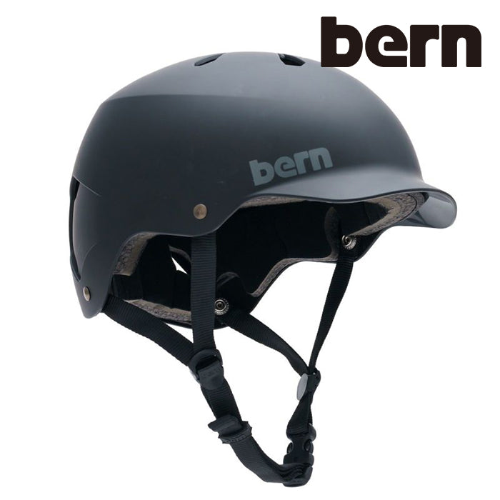 BERN HELMET バーン ヘルメット 23-24 WATTS+ JAPAN FIT Matte Black ジャパンフィット プロテクター スノーボード スノボ スキー 日本正規品