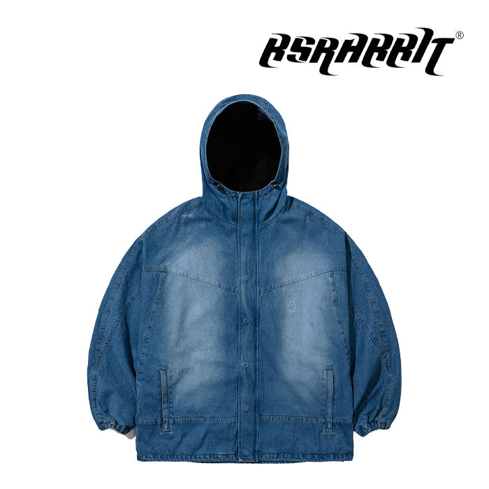 日本正規品 スノーボード ウエア ビエスラビット ジャケット 23-24 BSRABBIT WAX HOODED JACKET REAL DENIM SNOWBOARD JACKET ユニセックス