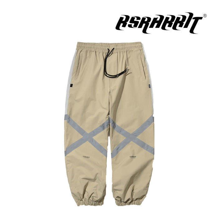 日本正規品 スノーボード ウエア ビエスラビット パンツ 23-24 BSRABBIT ORIGINAL POT-X REFLECTIVE JOGGER PANTS BEIGE SNOWBOARD PANTS ユニセックス