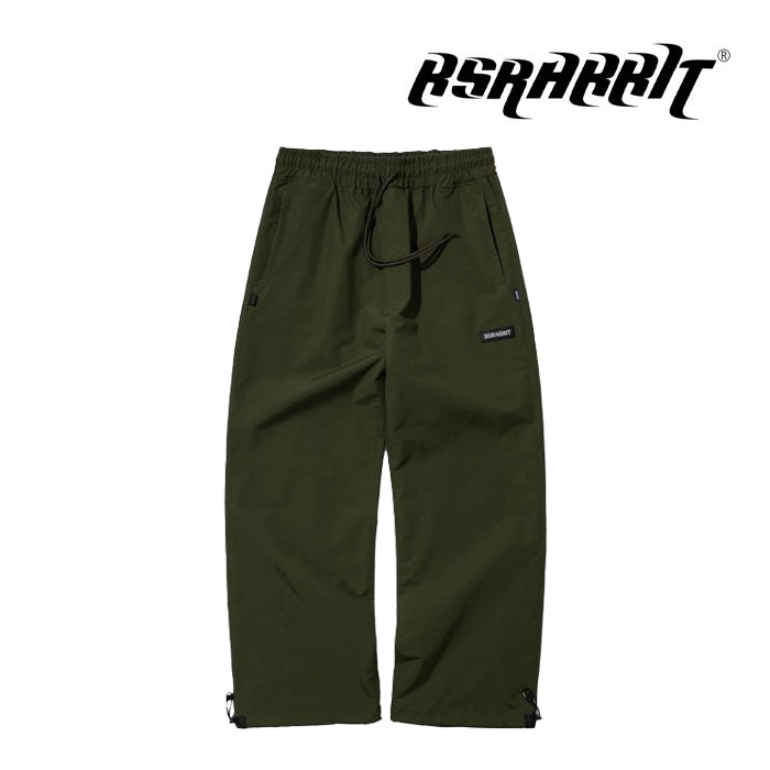 日本正規品 スノーボード ウエア ビエスラビット パンツ 23-24 BSRABBIT BASIC LOGO WIDE TRACK PANTS Kahki SNOWBOARD PANTS ユニセックス