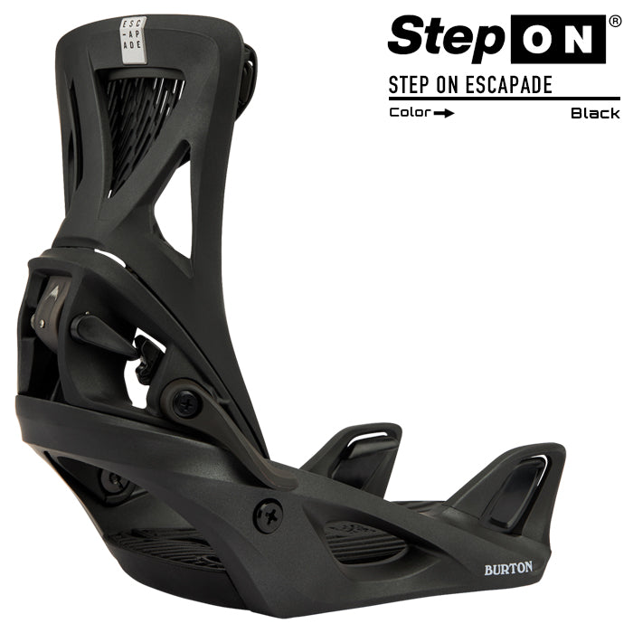 日本正規品 スノーボード ビンディング バートン ステップオン エスカペイド リフレックス 金具 23-24 BURTON WOMEN'S STEP ON ESCAPADE Re:Flex Black スノボー