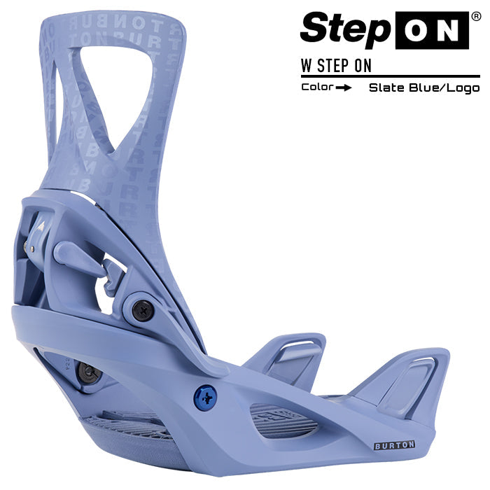 日本正規品 スノーボード ビンディング バートン ステップオン リフレックス 金具 23-24 BURTON WOMEN'S STEP ON Re:Flex Slate Blue/Logo ウィメンズ スノボー