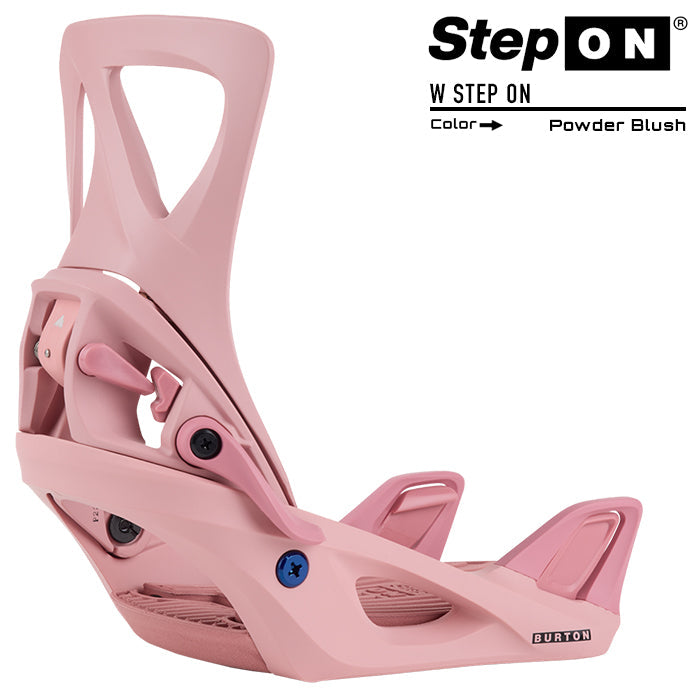 日本正規品 スノーボード ビンディング バートン ステップオン リフレックス 金具 23-24 BURTON WOMEN'S STEP ON Re:Flex Powder Blush ウィメンズ スノボー