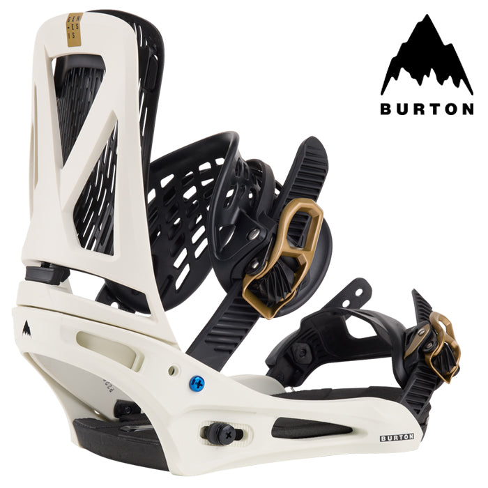 日本正規品 スノーボード ビンディング バートン ジェネシス リフレックス 金具 23-24 BURTON MEN'S GENESIS Re:Flex White/Gold バインディング スノボー