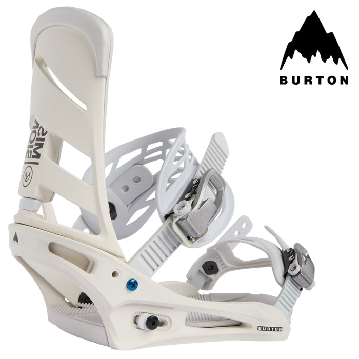 日本正規品 スノーボード ビンディング バートン ミッション リフレックス 金具 23-24 BURTON MEN'S MISSION Re:Flex Stout White バインディング スノボー