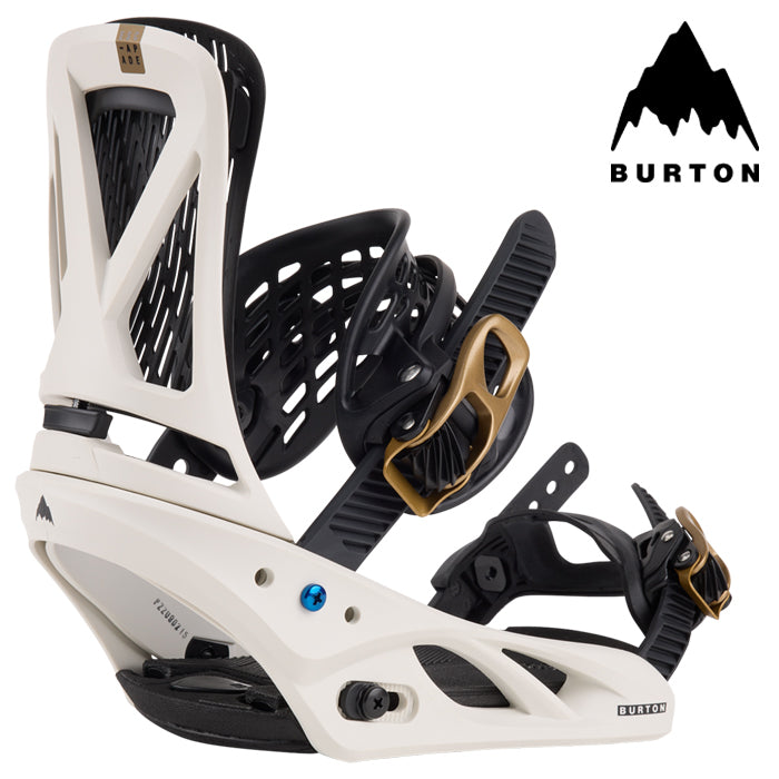 日本正規品 スノーボード ビンディング バートン エスカペイド リフレックス 金具 23-24 BURTON WOMEN'S ESCAPADE Re:Flex White/Gold バインディング スノボー