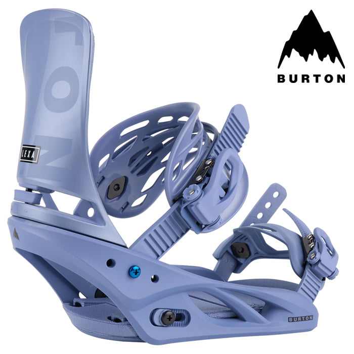 BURTON WOMEN'S バートン ビンディング 金具 23-24 LEXA Re:Flex Slate Blue/Logo レクサ リフレックス スノーボード バインディング 女性 日本正規品 予約