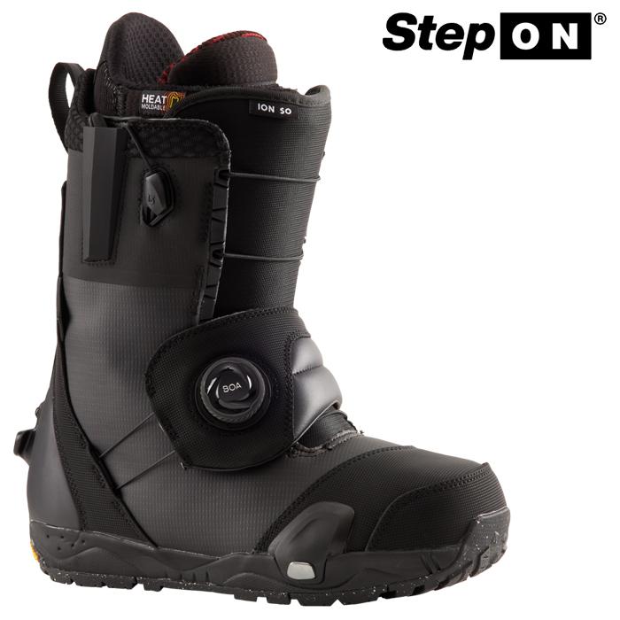 日本正規品 スノーボード バートン ステップオン ブーツ アイオン 23-24 BURTON MEN'S ION STEP ON Black メンズ 男性 2024 スノボー