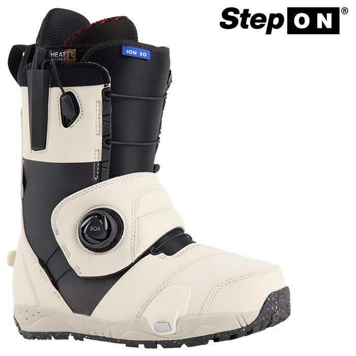 日本正規品 スノーボード バートン ステップオン ブーツ アイオン 23-24 BURTON MEN'S ION STEP ON Stout White/Black メンズ SPEEDZONEレーシング 2024 スノボ