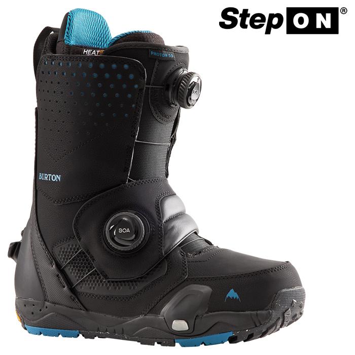 日本正規品 スノーボード バートン ステップオン ブーツ フォトン ワイド 23-24 BURTON MEN'S PHOTON STEP ON WIDE Black メンズ BOAフィットシステム 2024