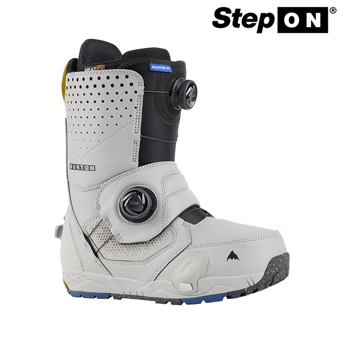 日本正規品 スノーボード バートン ステップオン ブーツ フォトン ワイド  23-24 BURTON MEN'S PHOTON STEP ON WIDE Gray メンズ 男性 BOAフィットシステム 2024