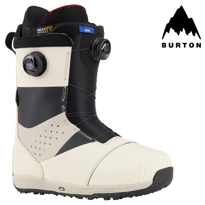 日本正規品 スノーボード ブーツ バートン アイオン ボア 23-24 BURTON MEN'S ION BOA Stout White/Black メンズ 男性 BOAフィットシステム 2024 スノボー