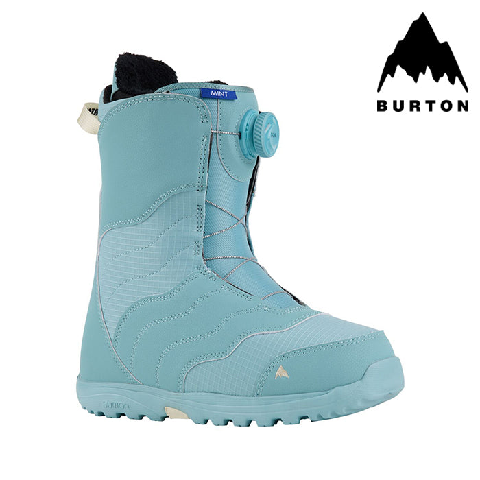 日本正規品 スノーボード ブーツ バートン ミント ボア ワイド 23-24 BURTON WOMEN'S MINT BOA WIDE Rock Lichen ウィメンズ BOAフィットシステム 2024 スノボー