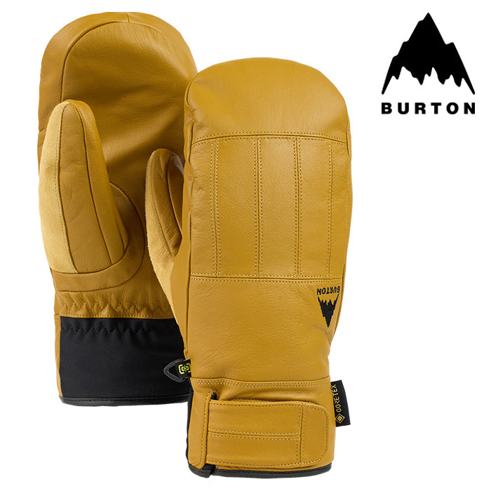 日本正規品 スノーボード グローブ バートン 23-24 BURTON MEN'S GONDY GORE-TEX LEATHER MITTENS Rawhide ゴアテックス ミトン 手袋 メンズ 男性