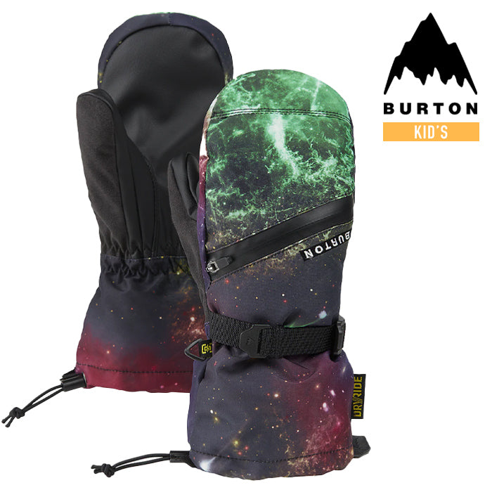 日本正規品 スノーボード グローブ バートン 23-24 BURTON KIDS' VENT MITTENS Painted Planets ミトン ミット 手袋 キッズ YOUTH 子供