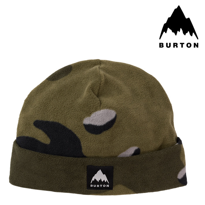 BURTON バートン ビーニー 23-24 BURKE BEANIE Forest Moss Cookie Camo スノーボード キャップ ニットキャップ 帽子 日本正規品