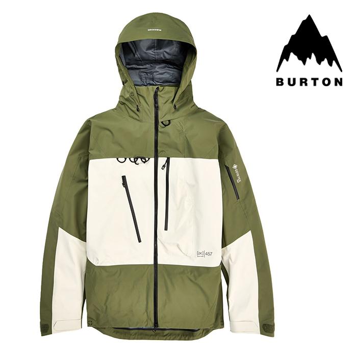 日本正規品 スノーボード ウェア バートン ジャケット BURTON MEN'S AK457 23-24 [AK] JAPAN GUIDE GORE-TEX PRO 3L JACKET Wolf/Bleached Bone メンズ