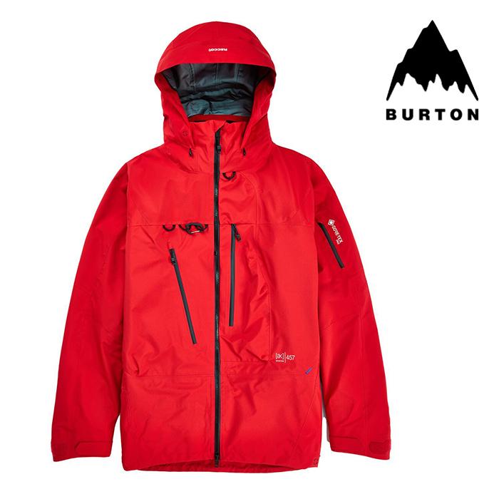 日本正規品 スノーボード ウェア バートン ジャケット BURTON MEN'S AK457 23-24 [AK] JAPAN GUIDE GORE-TEX PRO 3L JACKET Turbo Red メンズ 男性 ゴアテックス