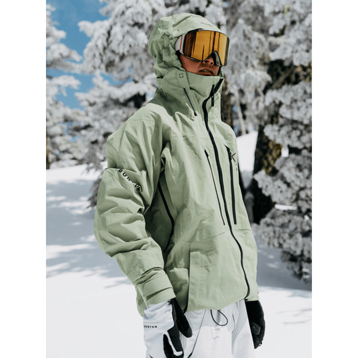 日本正規品 スノーボード ウェア バートン ジャケット 23-24 BURTON MEN'S [AK] HOVER GORE-TEX PRO 3L JACKET Hedge Green メンズ 男性 ゴアテックス