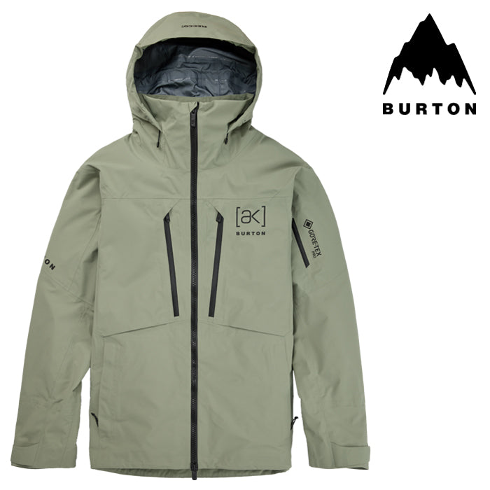 日本正規品 スノーボード ウェア バートン ジャケット 23-24 BURTON MEN'S [AK] HOVER GORE-TEX PRO 3L JACKET Hedge Green メンズ 男性 ゴアテックス