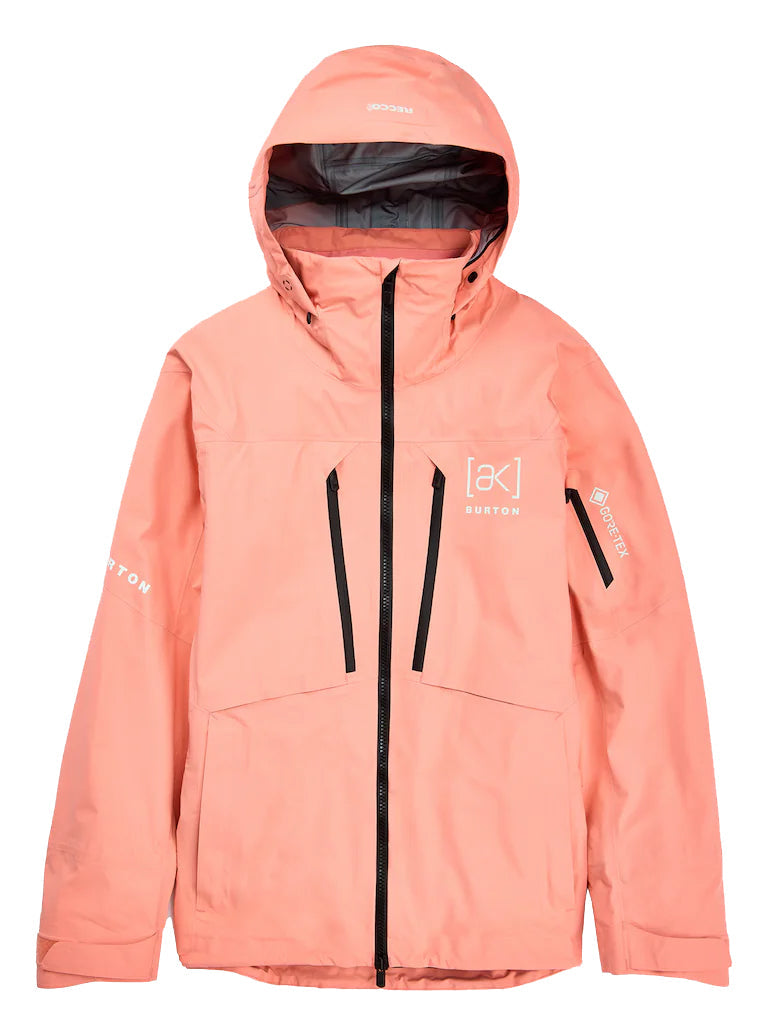 日本正規品 スノーボード ウェア バートン ジャケット 23-24 BURTON MEN'S [AK] HOVER GORE-TEX 3L STRETCH JACKET Reef Pink メンズ 男性 ゴアテックス