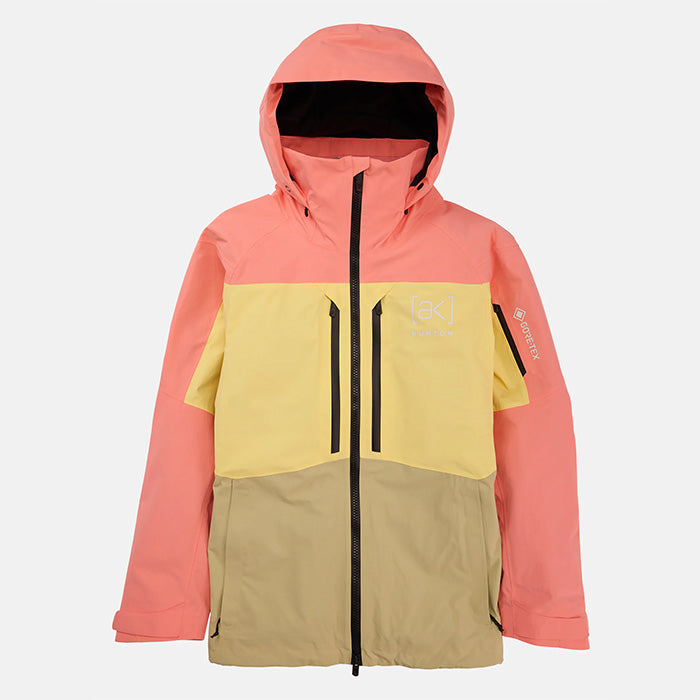 日本正規品 スノーボード ウェア バートン ジャケット 23-24 BURTON MEN'S [AK] SWASH GORE-TEX 2L JACKET Reef Pink/Buttermilk/Mushroom メンズ