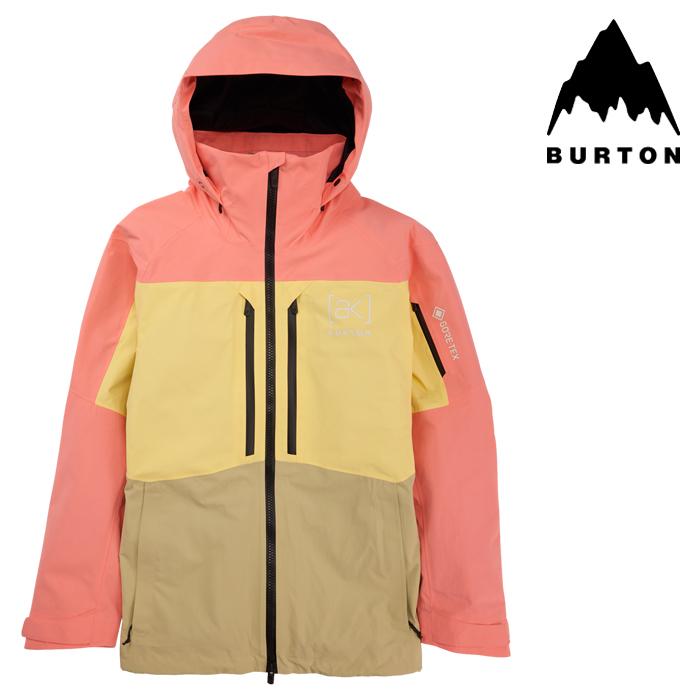 日本正規品 スノーボード ウェア バートン ジャケット 23-24 BURTON MEN'S [AK] SWASH GORE-TEX 2L JACKET Reef Pink/Buttermilk/Mushroom メンズ