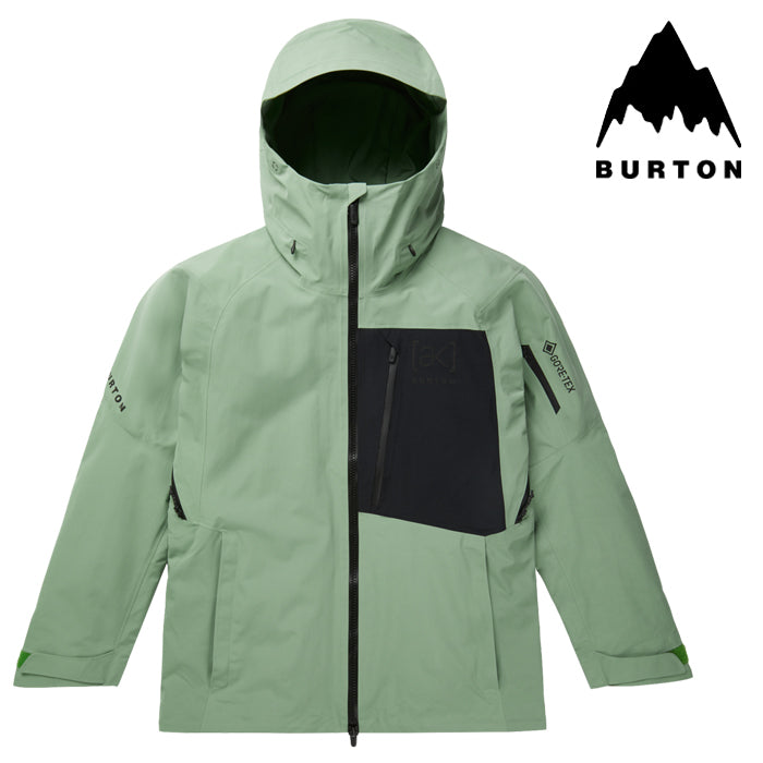 日本正規品 スノーボード ウェア バートン ジャケット 23-24 BURTON MEN'S [AK] CYCLIC GORE-TEX 2L JACKET Hedge Green/True Black メンズ ゴアテックス