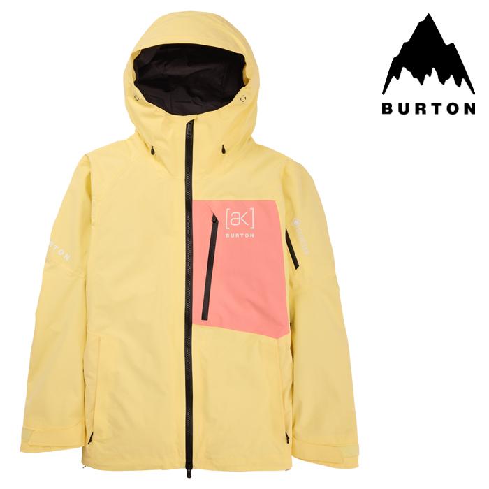 日本正規品 スノーボード ウェア バートン ジャケット 23-24 BURTON MEN'S [AK] CYCLIC GORE-TEX 2L JACKET Buttermilk/Reef Pink メンズ ゴアテックス