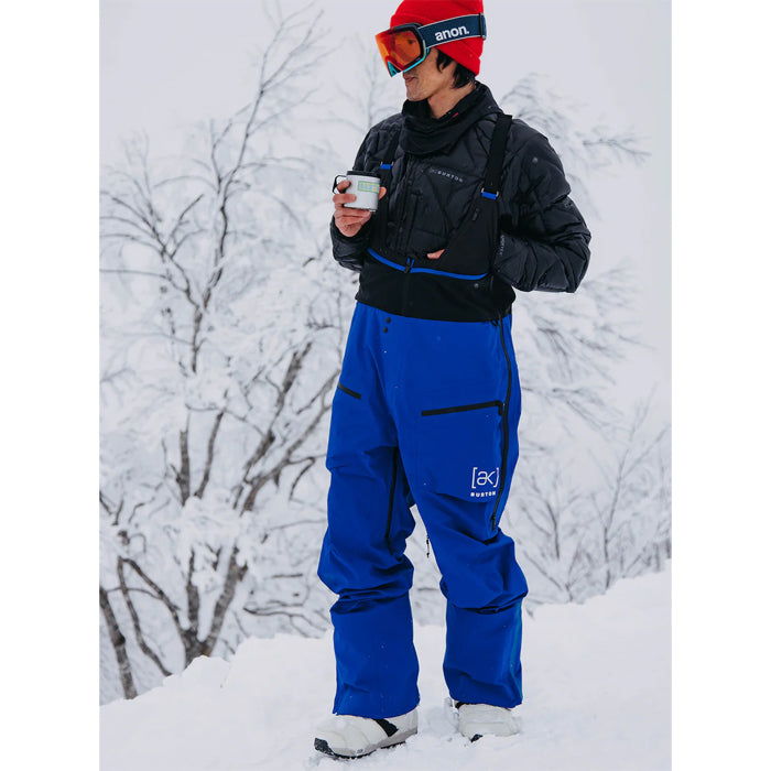 日本正規品 スノーボード ウェア バートン パンツ 23-24 BURTON MEN'S [AK] TUSK GORE-TEX PRO 3L HI-TOP BIB PANTS Jake Blue メンズ ビブパンツ