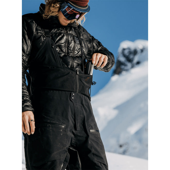 日本正規品 スノーボード ウェア バートン パンツ 23-24 BURTON MEN'S [AK] TUSK GORE-TEX PRO 3L HI-TOP BIB PANTS True Black メンズ ビブパンツ