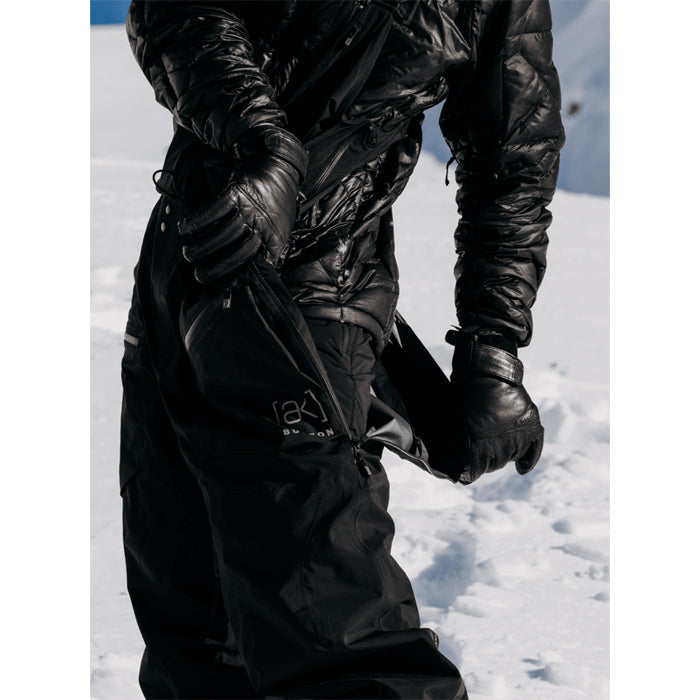 日本正規品 スノーボード ウェア バートン パンツ 23-24 BURTON MEN'S [AK] TUSK GORE-TEX PRO 3L HI-TOP BIB PANTS True Black メンズ ビブパンツ